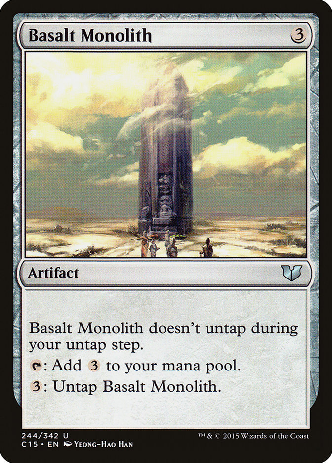 Basalt Monolith [Commander 2015] | Gear Gaming Fayetteville