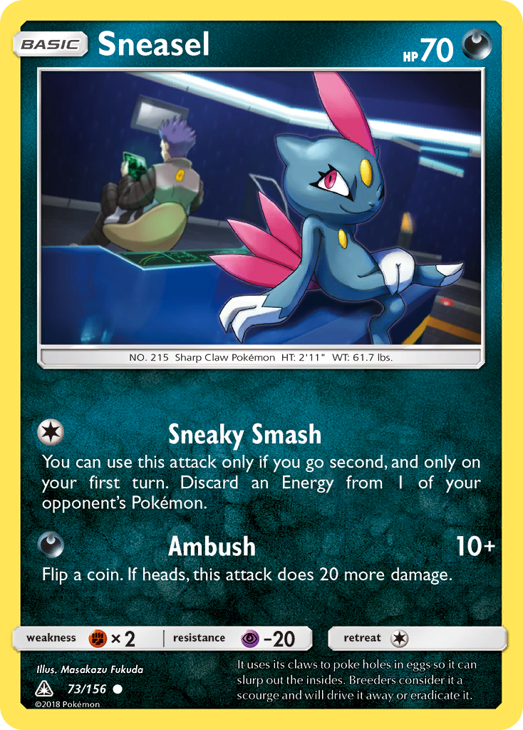 Sneasel (73/156) [Sun & Moon: Ultra Prism] | Gear Gaming Fayetteville