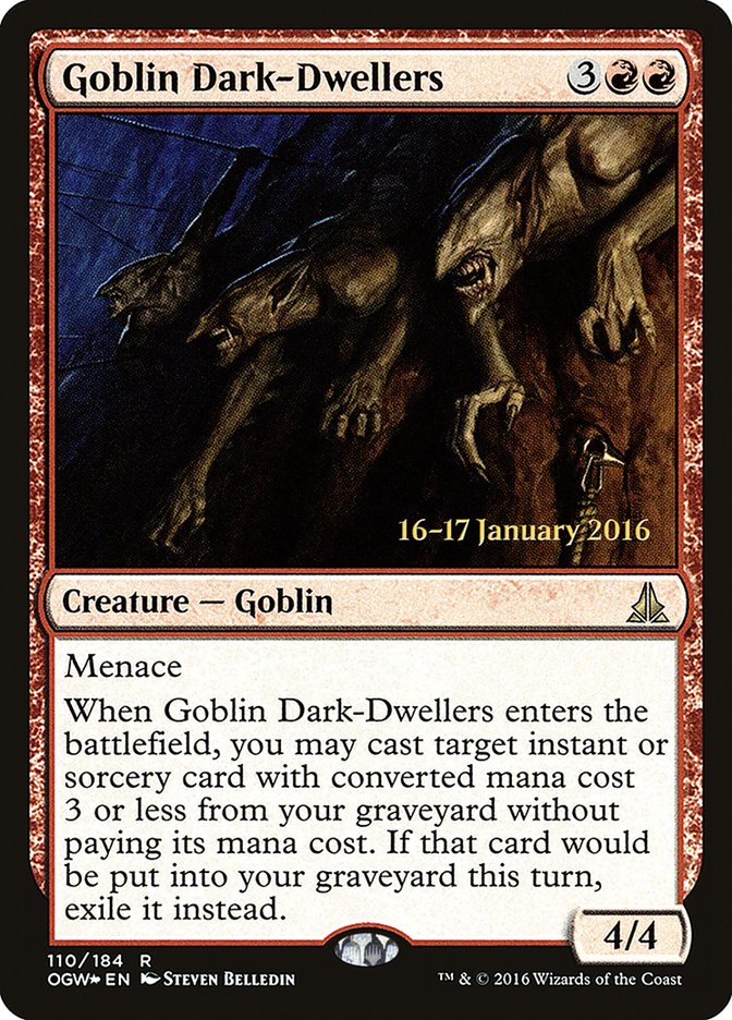 Goblin Dark-Dwellers [Oath of the Gatewatch Prerelease Promos] | Gear Gaming Fayetteville