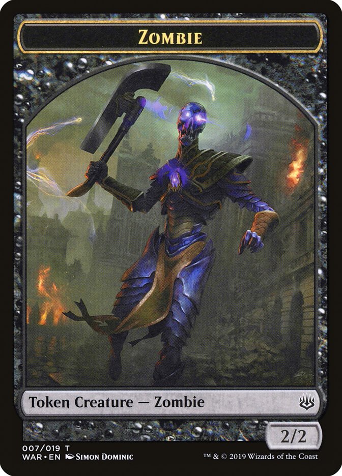 Zombie Token [War of the Spark Tokens] | Gear Gaming Fayetteville