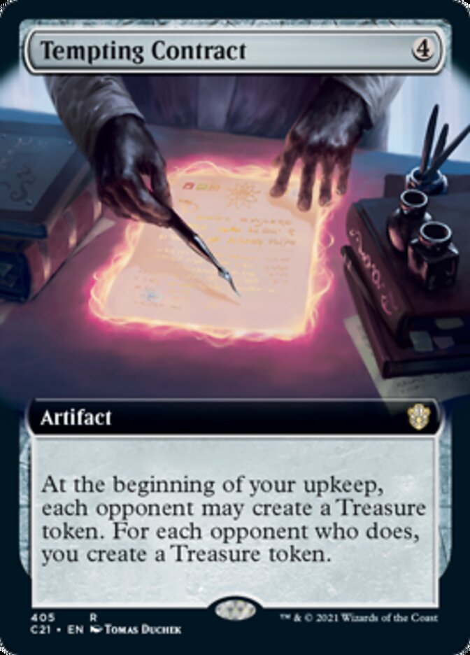 Tempting Contract (Extended Art) [Commander 2021] | Gear Gaming Fayetteville