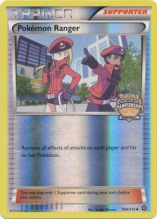 Pokemon Ranger (104/114) (Championship Promo) [XY: Steam Siege] | Gear Gaming Fayetteville