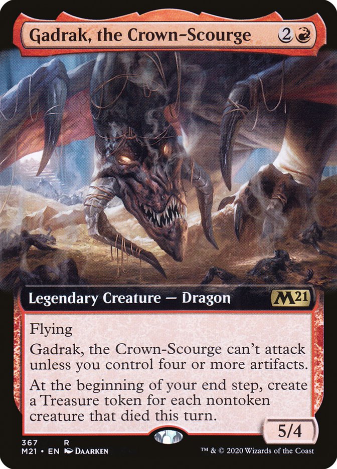 Gadrak, the Crown-Scourge (Extended Art) [Core Set 2021] | Gear Gaming Fayetteville