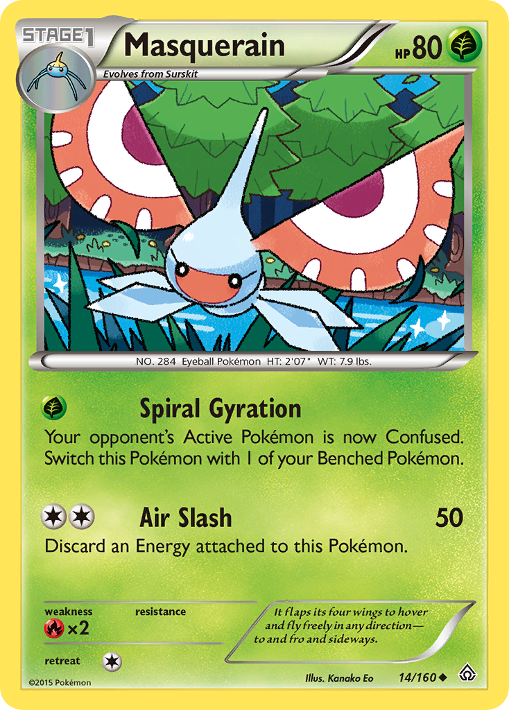 Masquerain (14/160) [XY: Primal Clash] | Gear Gaming Fayetteville