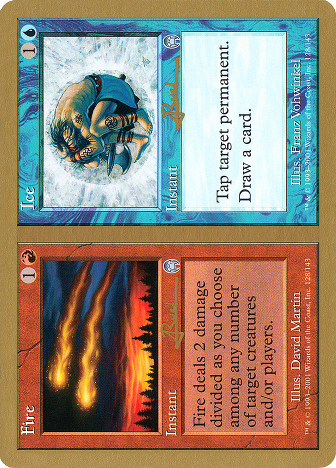 Fire // Ice (Antoine Ruel) [World Championship Decks 2001] | Gear Gaming Fayetteville