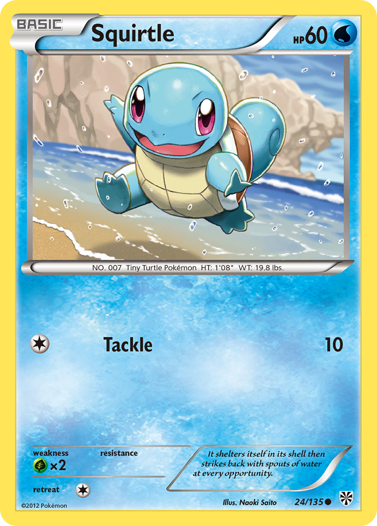 Squirtle (24/135) [Black & White: Plasma Storm] | Gear Gaming Fayetteville