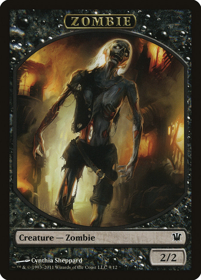 Zombie Token (9/12) [Innistrad Tokens] | Gear Gaming Fayetteville