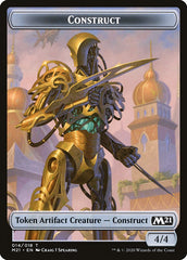 Beast // Construct Double-Sided Token [Core Set 2021 Tokens] | Gear Gaming Fayetteville