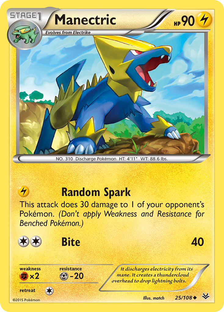 Manectric (25/108) [XY: Roaring Skies] | Gear Gaming Fayetteville