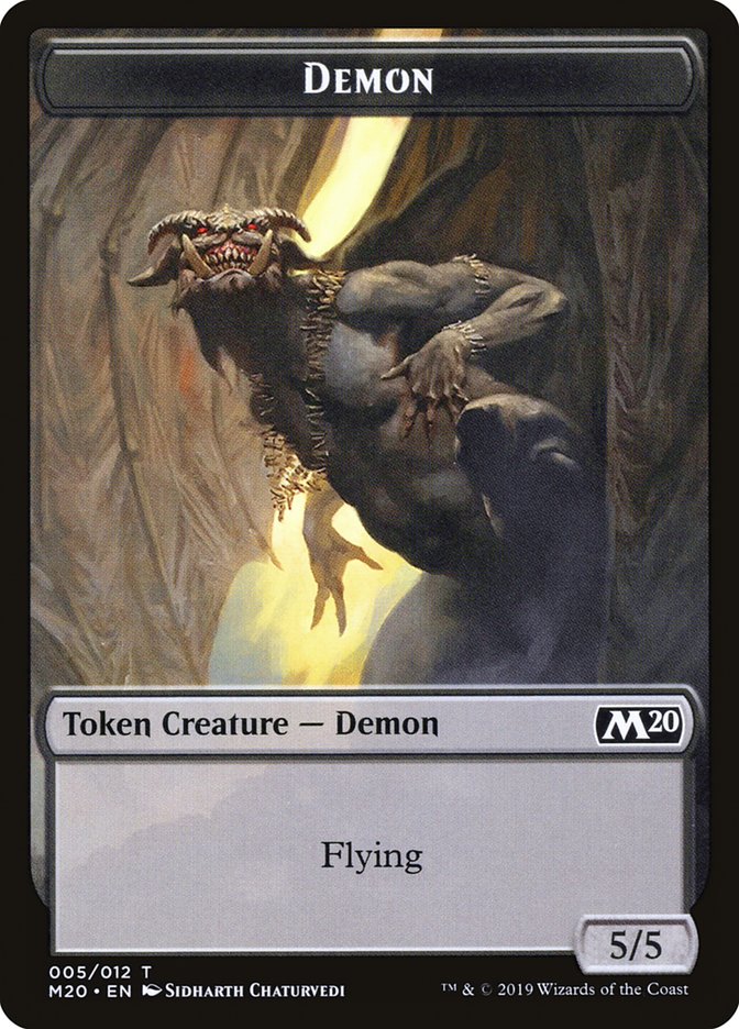 Demon Token [Core Set 2020 Tokens] | Gear Gaming Fayetteville