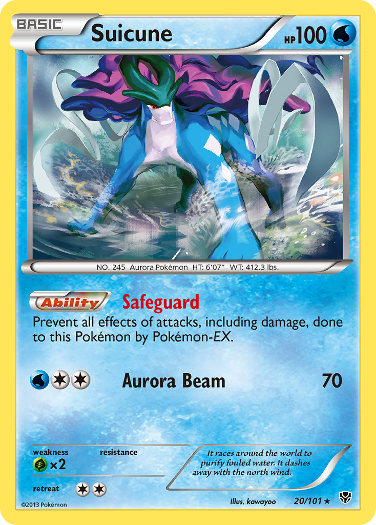 Suicune (20/101) [Black & White: Plasma Blast] | Gear Gaming Fayetteville