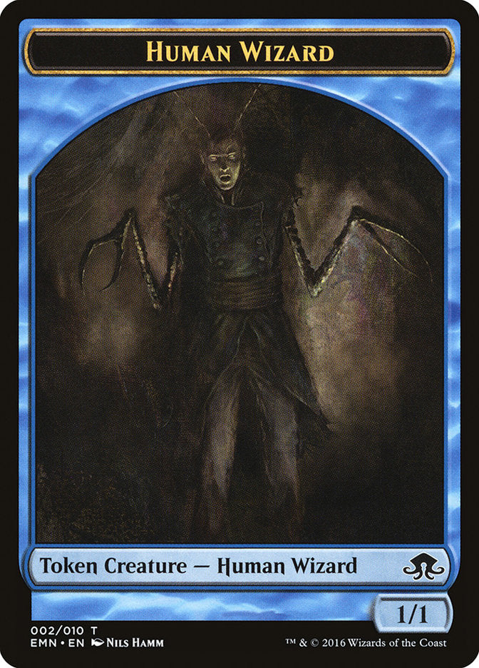 Human Wizard Token [Eldritch Moon Tokens] | Gear Gaming Fayetteville