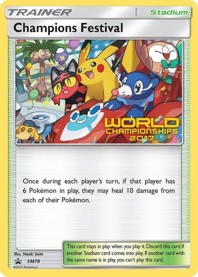 Champions Festival (SM78) (2017) [Sun & Moon: Black Star Promos] | Gear Gaming Fayetteville