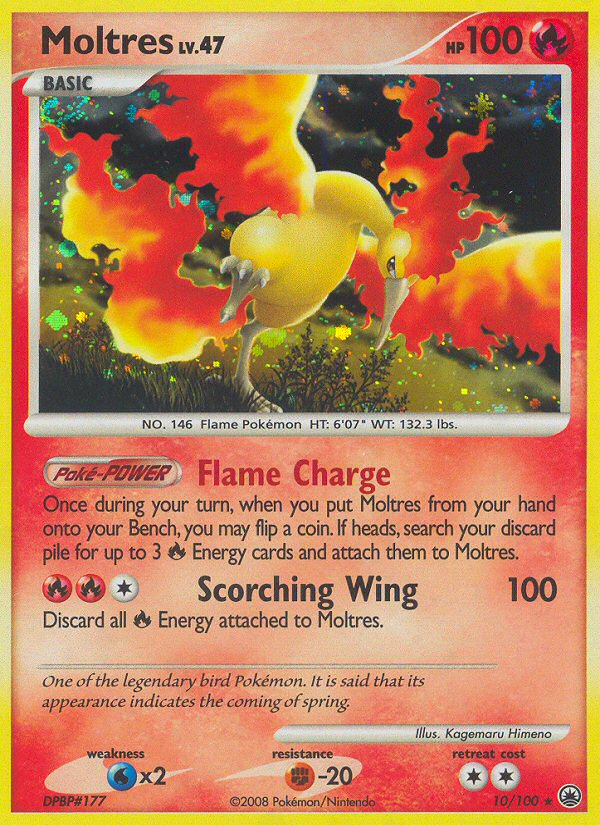 Moltres (10/100) [Diamond & Pearl: Majestic Dawn] | Gear Gaming Fayetteville