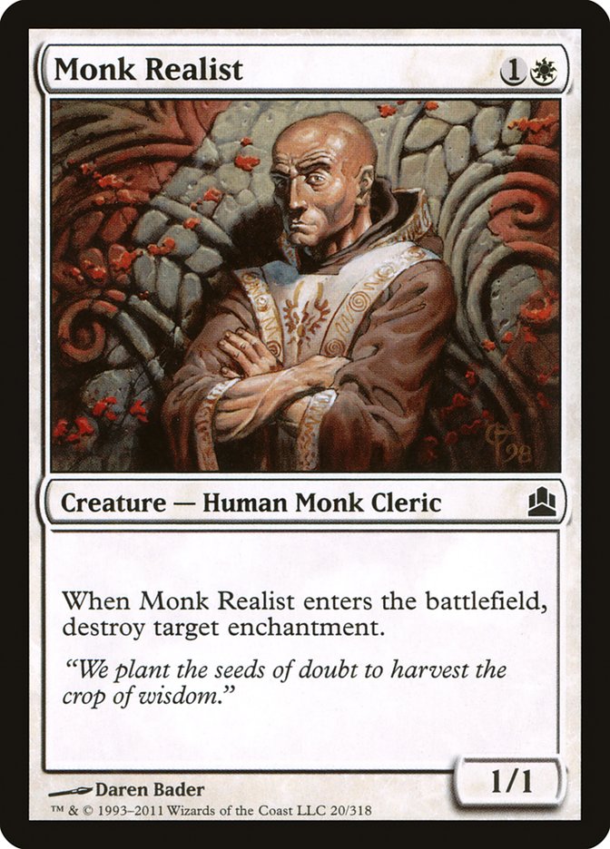 Monk Realist [Commander 2011] | Gear Gaming Fayetteville