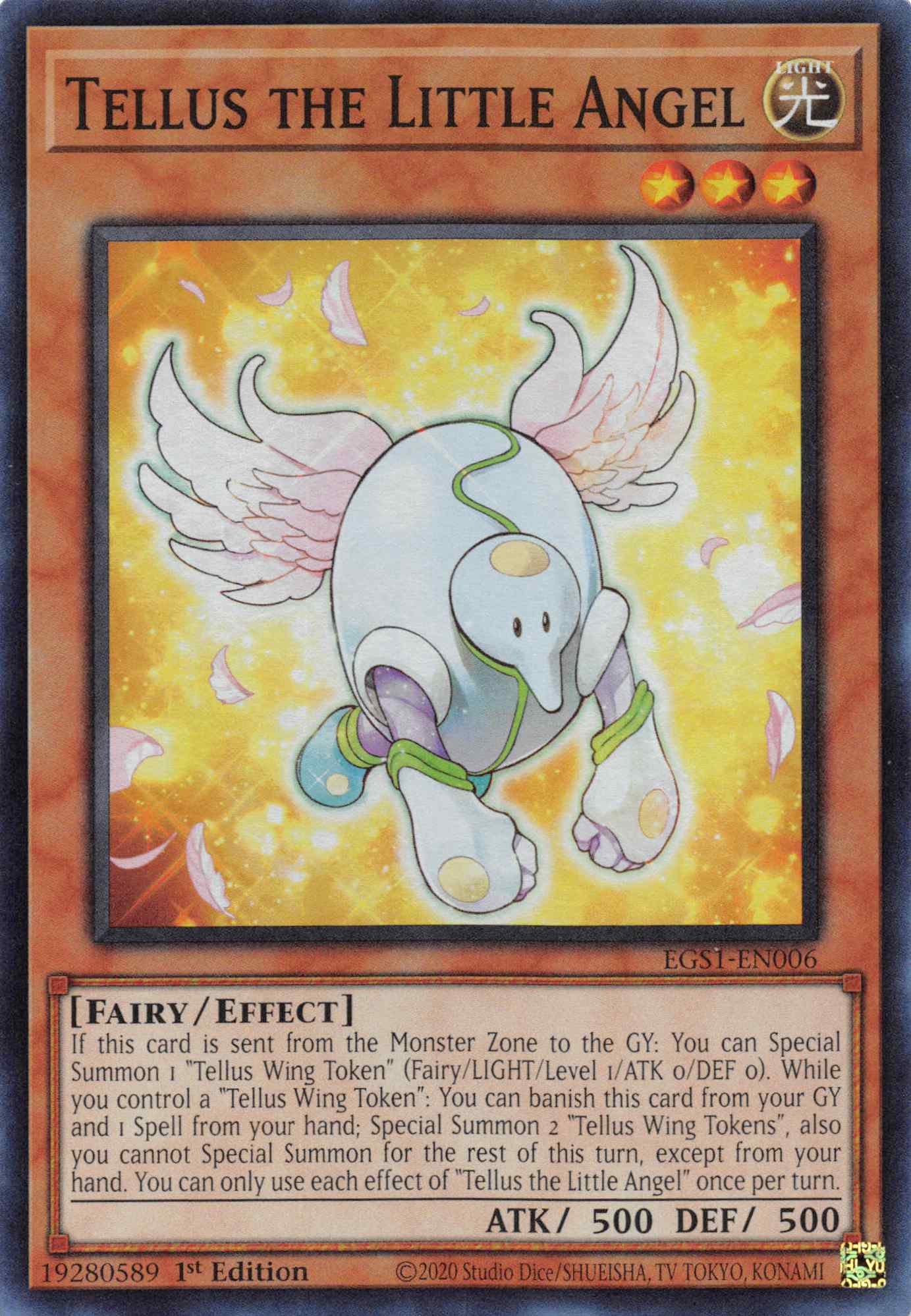 Tellus the Little Angel [EGS1-EN006] Super Rare | Gear Gaming Fayetteville