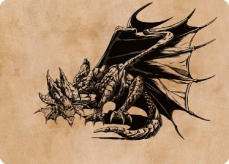 Ancient Copper Dragon Art Card (52) [Commander Legends: Battle for Baldur's Gate Art Series] | Gear Gaming Fayetteville