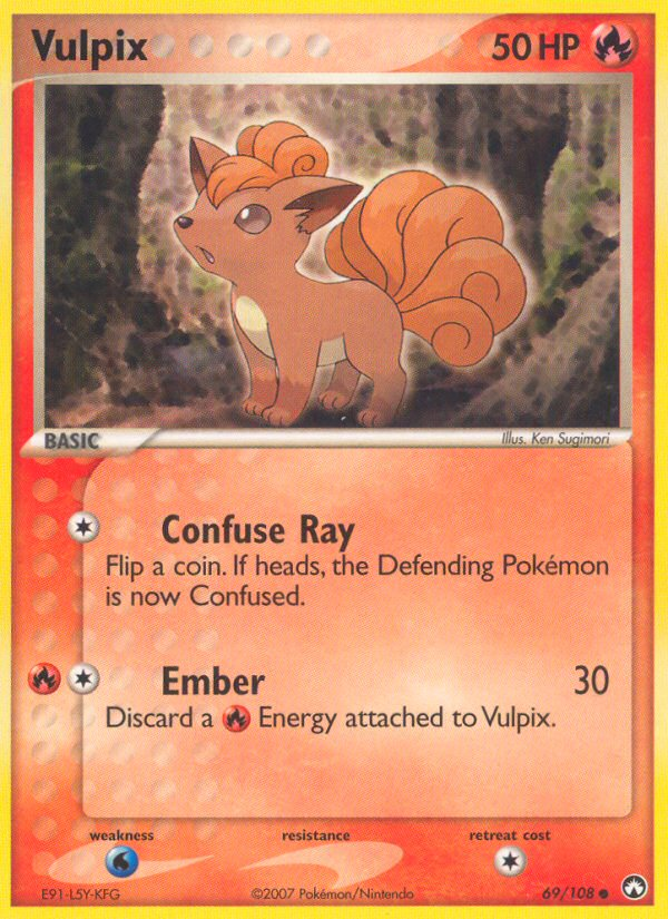 Vulpix (69/108) [EX: Power Keepers] | Gear Gaming Fayetteville