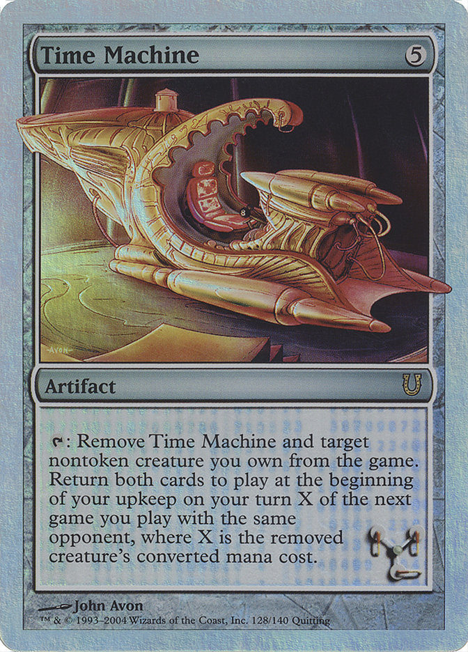 Time Machine (Alternate Foil) [Unhinged] | Gear Gaming Fayetteville