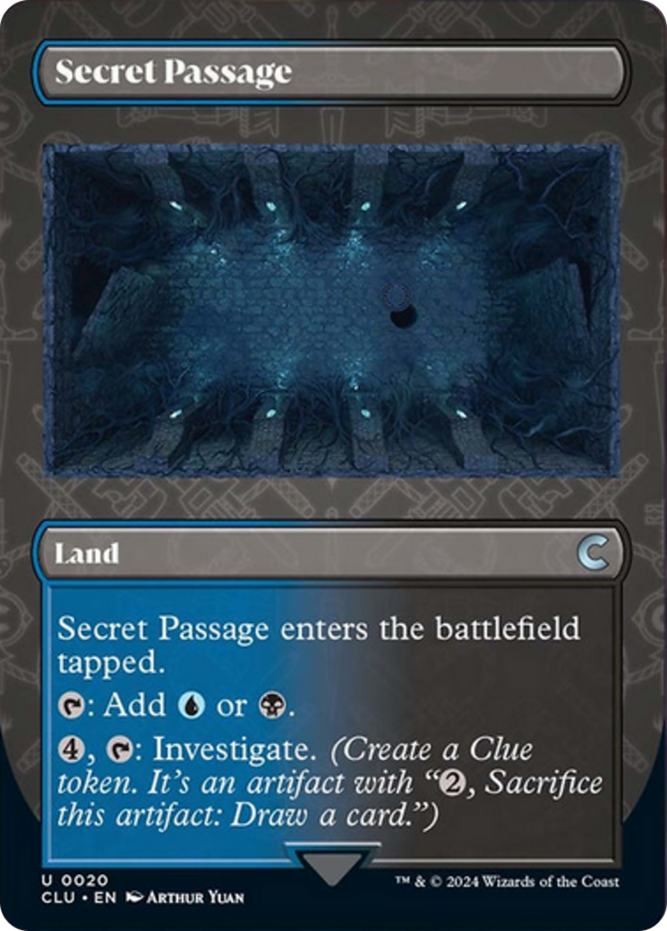 Secret Passage (Borderless) [Ravnica: Clue Edition] | Gear Gaming Fayetteville