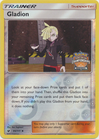 Gladion (95/111) (Regional Championship Promo) [Sun & Moon: Crimson Invasion] | Gear Gaming Fayetteville