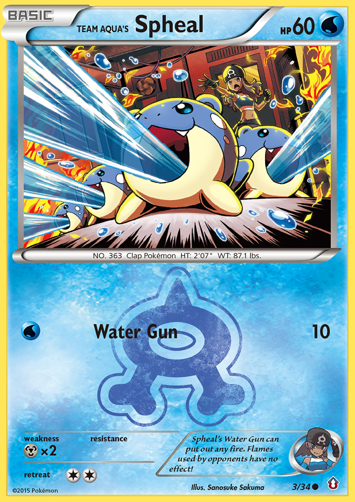 Team Aqua's Spheal (3/34) [XY: Double Crisis] | Gear Gaming Fayetteville