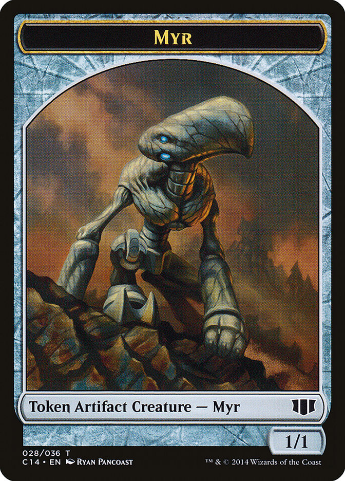 Myr // Pentavite Double-Sided Token [Commander 2014 Tokens] | Gear Gaming Fayetteville