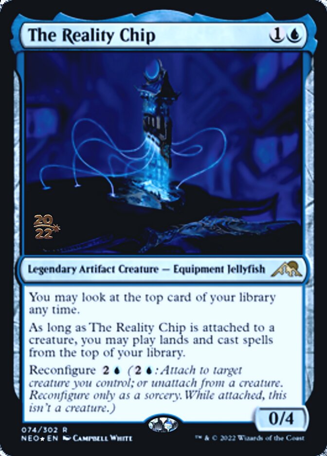 The Reality Chip [Kamigawa: Neon Dynasty Prerelease Promos] | Gear Gaming Fayetteville