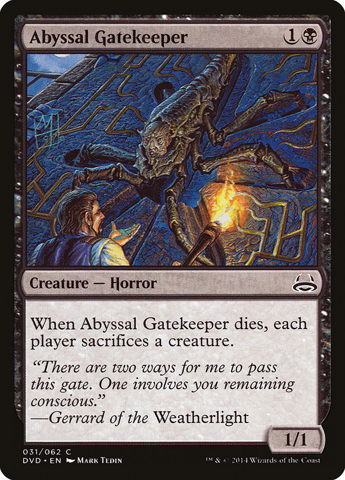 Abyssal Gatekeeper (Divine vs. Demonic) [Duel Decks Anthology] | Gear Gaming Fayetteville