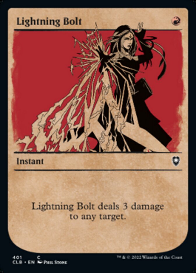Lightning Bolt (Showcase) [Commander Legends: Battle for Baldur's Gate] | Gear Gaming Fayetteville