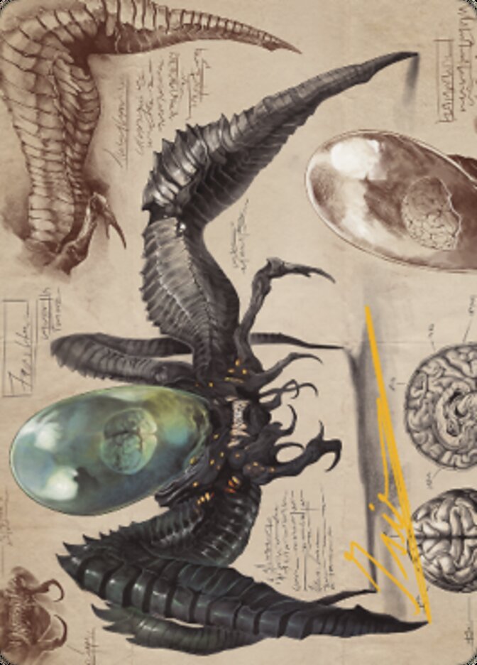 Psychosis Crawler Art Card (Gold-Stamped Signature) [The Brothers' War Art Series] | Gear Gaming Fayetteville