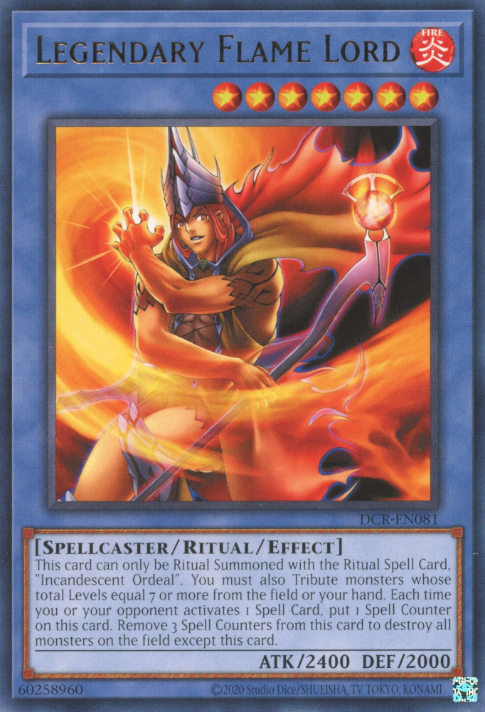 Legendary Flame Lord [DCR-EN081] Rare | Gear Gaming Fayetteville