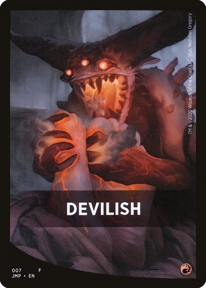 Devilish Theme Card [Jumpstart Front Cards] | Gear Gaming Fayetteville