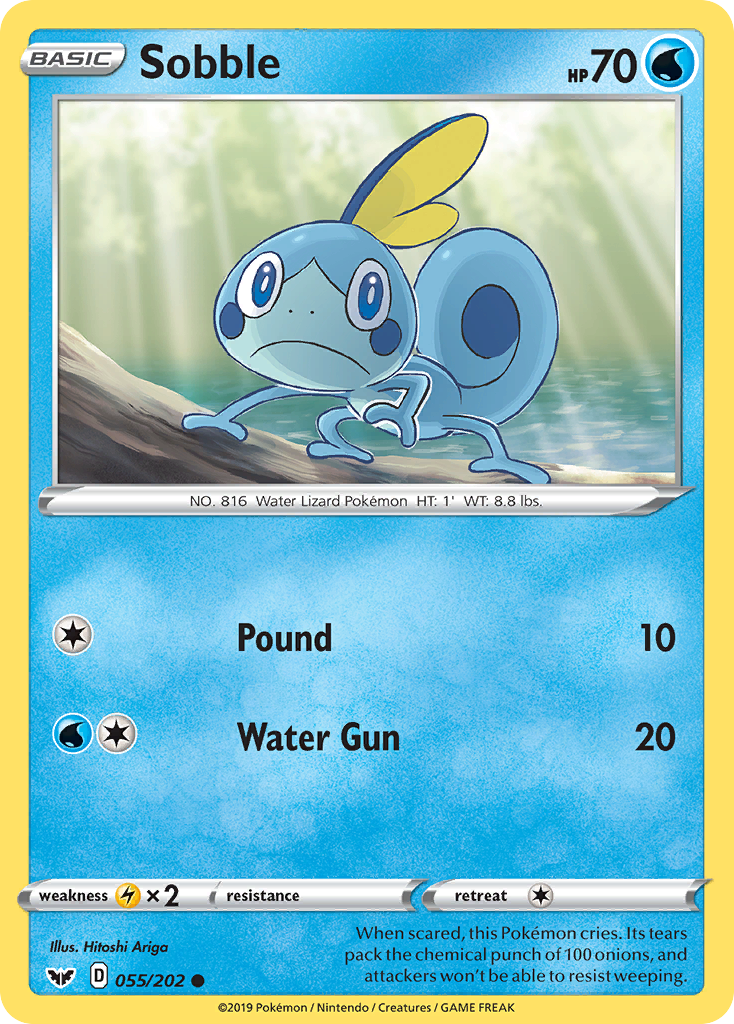 Sobble (055/202) [Sword & Shield: Base Set] | Gear Gaming Fayetteville