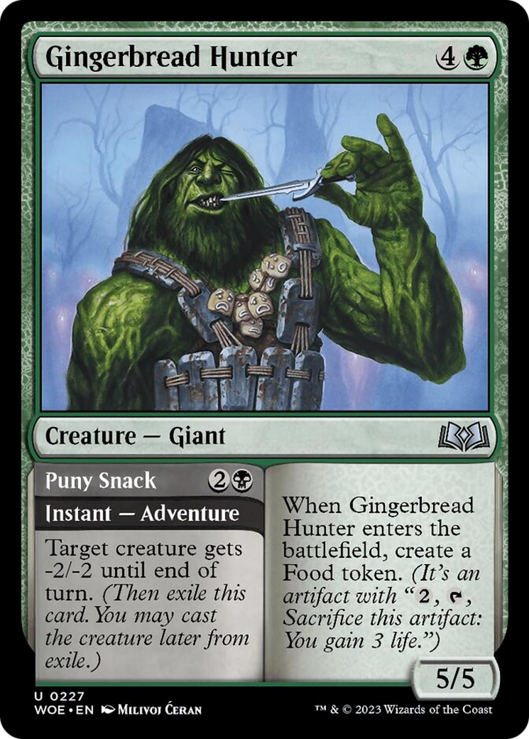 Gingerbread Hunter // Puny Snack [Wilds of Eldraine] | Gear Gaming Fayetteville