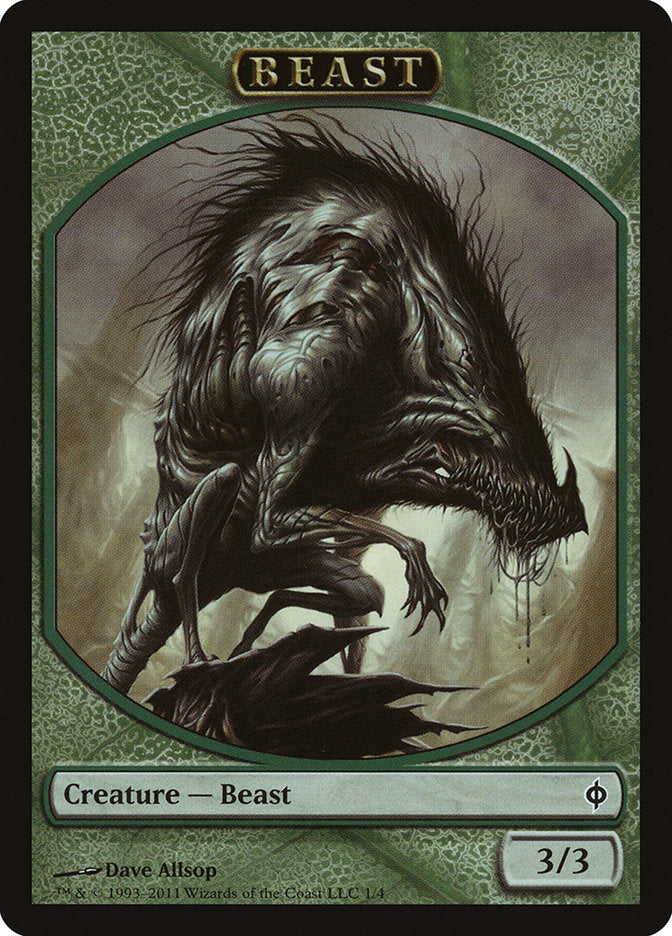 Beast Token [New Phyrexia Tokens] | Gear Gaming Fayetteville