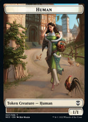 Eldrazi Spawn // Human Double-Sided Token [Streets of New Capenna Commander Tokens] | Gear Gaming Fayetteville