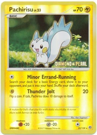 Pachirisu (35/130) [Burger King Promos: 2008 Collection] | Gear Gaming Fayetteville