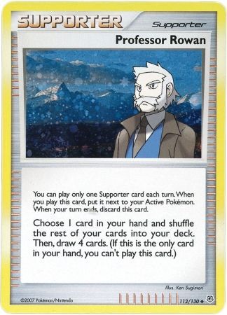 Professor Rowan (112/130) (Cosmos Holo) [Diamond & Pearl: Base Set] | Gear Gaming Fayetteville