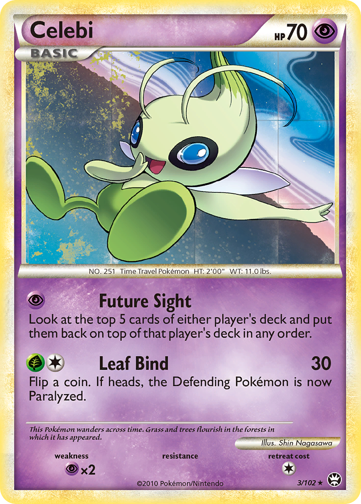 Celebi (3/102) [HeartGold & SoulSilver: Triumphant] | Gear Gaming Fayetteville