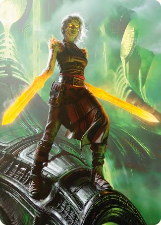 Nahiri, the Unforgiving Art Card [Phyrexia: All Will Be One Art Series] | Gear Gaming Fayetteville