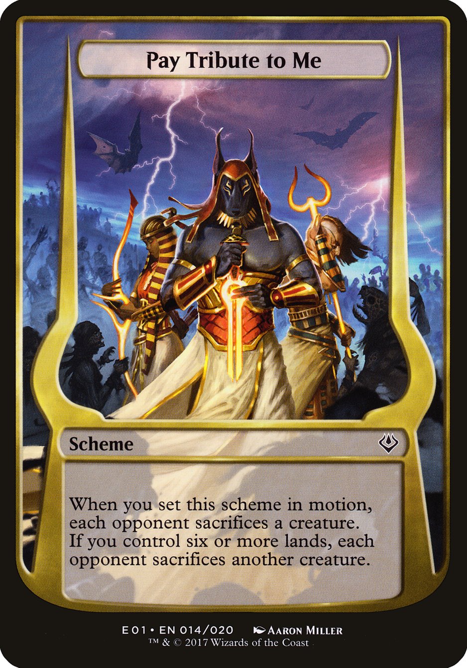 Pay Tribute to Me (Schemes) [Archenemy: Nicol Bolas Schemes] | Gear Gaming Fayetteville