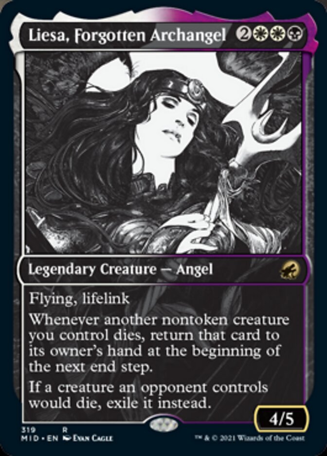 Liesa, Forgotten Archangel (Showcase Eternal Night) [Innistrad: Midnight Hunt] | Gear Gaming Fayetteville