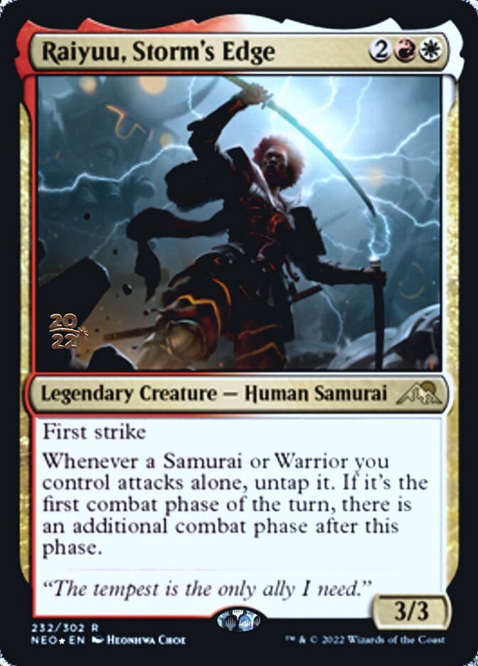 Raiyuu, Storm's Edge [Kamigawa: Neon Dynasty Prerelease Promos] | Gear Gaming Fayetteville