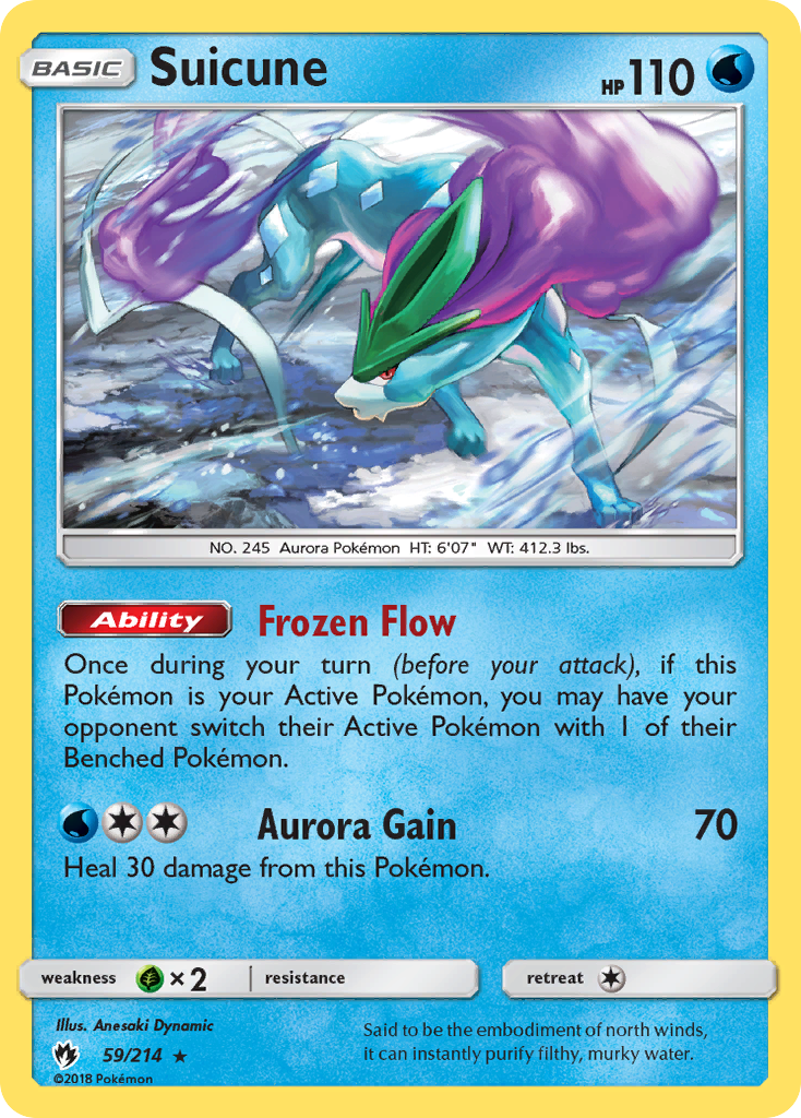 Suicune (59/214) [Sun & Moon: Lost Thunder] | Gear Gaming Fayetteville