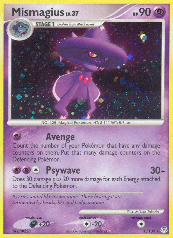 Mismagius (10/130) [Diamond & Pearl: Base Set] | Gear Gaming Fayetteville