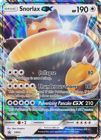 Snorlax GX (SM05) (Jumbo Card) [Sun & Moon: Black Star Promos] | Gear Gaming Fayetteville