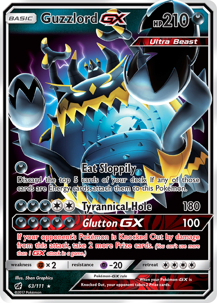 Guzzlord GX (63/111) [Sun & Moon: Crimson Invasion] | Gear Gaming Fayetteville