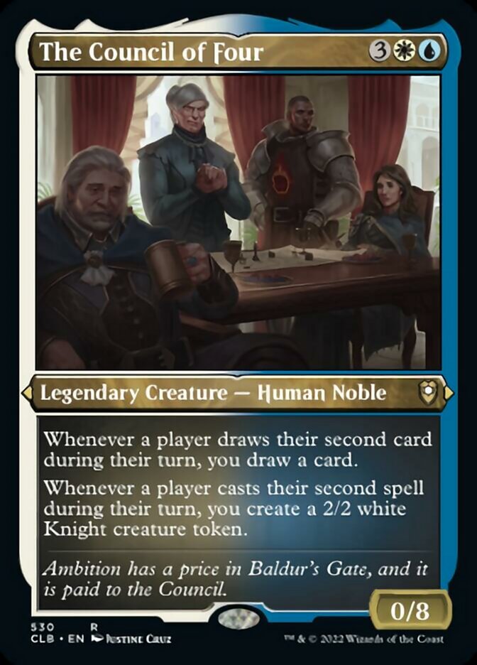 The Council of Four (Foil Etched) [Commander Legends: Battle for Baldur's Gate] | Gear Gaming Fayetteville