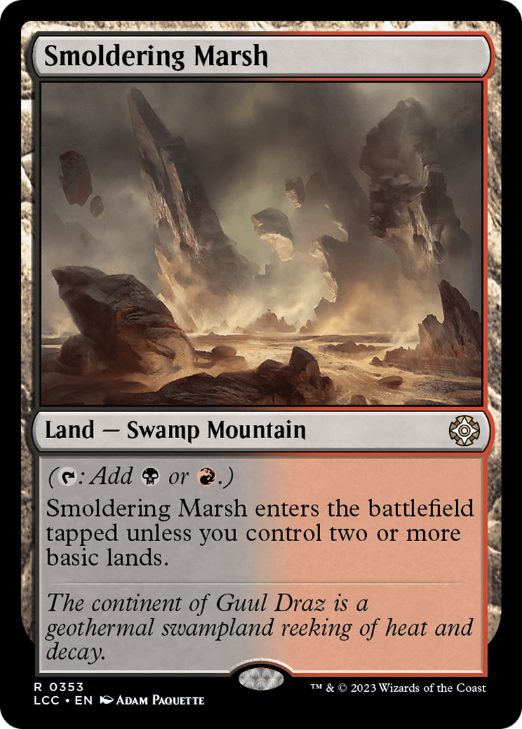 Smoldering Marsh [The Lost Caverns of Ixalan Commander] | Gear Gaming Fayetteville